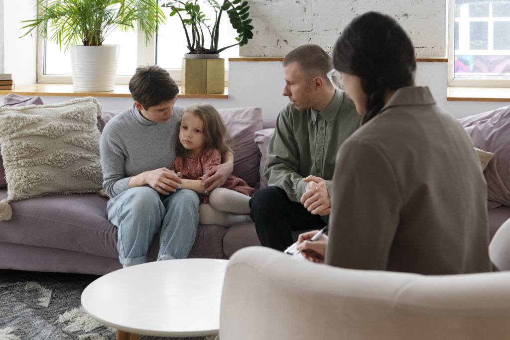 talking to family about depression therapy