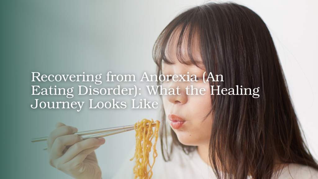 Teenage girl sitting at a table looking thoughtful while eating