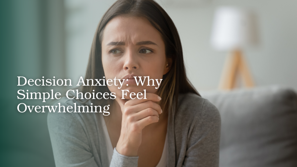 Parent using calming techniques to support a teenager with anxiety
